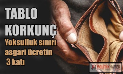Yoksulluk sınırı 51 bin 998 TL oldu!