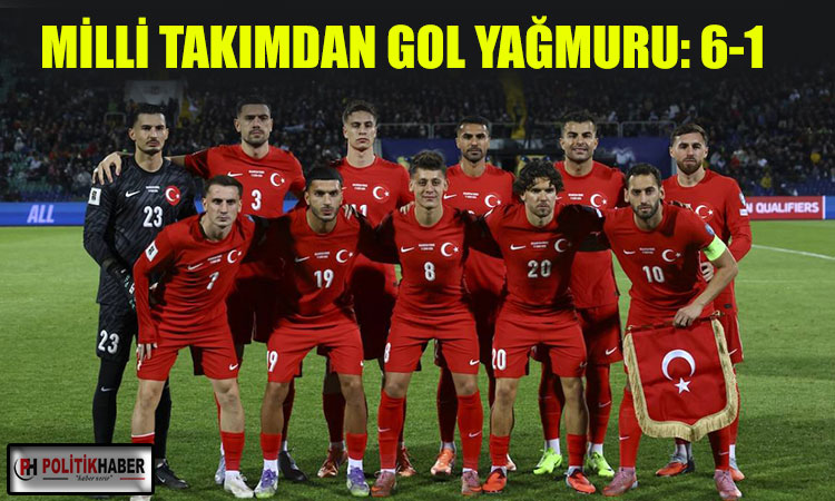 Türkiye, Bulgaristan'ı 6 golle geçti!