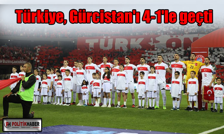 Türkiye, Gürcistan'ı 4-1'le geçti