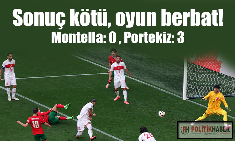 Türkiye Portekiz'e farklı yenildi!