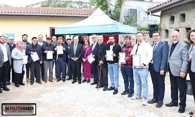 Ürünlü'de 275 hak sahibinin imarlı tapu sevinci