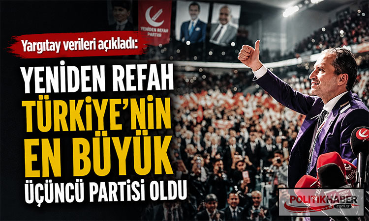 Yeniden Refah, üçüncü parti oldu