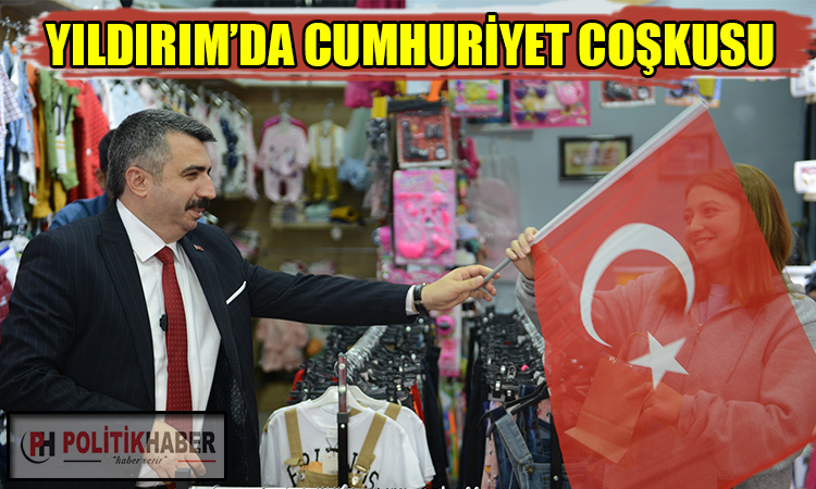 Yıldırım'da Cumhuriyet Bayramı coşkusu!