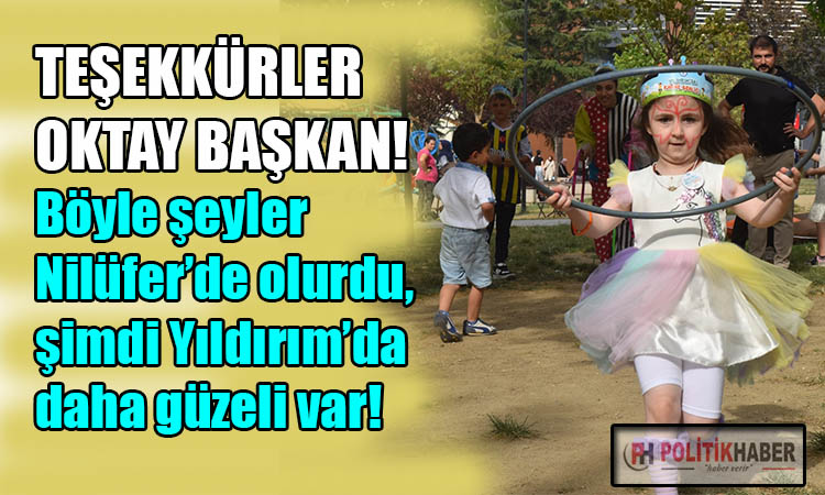 Yıldırım'da karne şenliği!