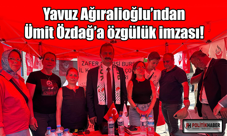 Ağıralioğlu'ndan Özdağ'a imzalı destek!
