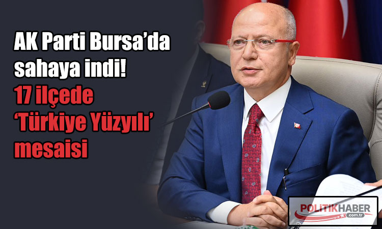 AK Parti Bursa’da sahaya indi!
