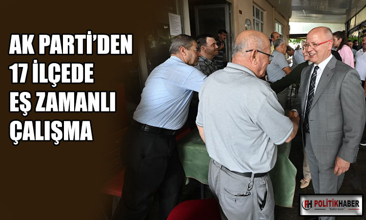 AK Parti Bursa teşkilatları sahada