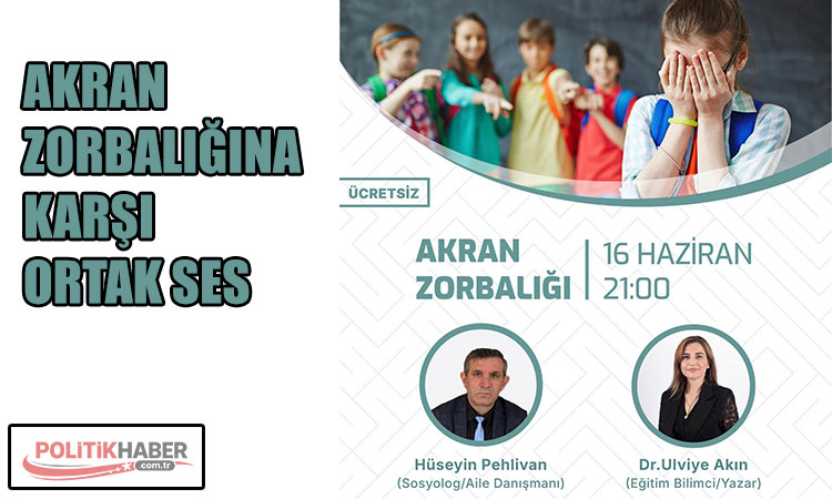 Akran zorbalığına karşı ortak ses!