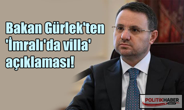 Bakan Gürlek: Bir konut yapılma durumu yok!