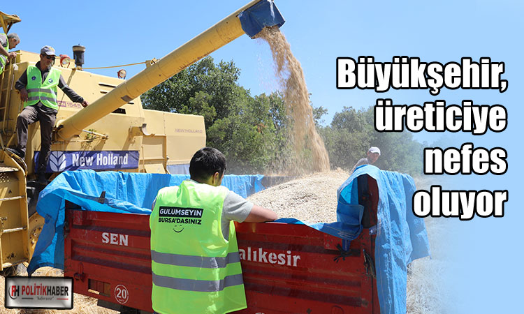 Bursa Büyükşehir, üreticiye nefes oluyor!