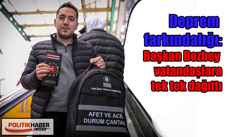 Bursa’da deprem farkındalığı