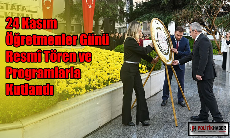 Bursa'da öğretmenler günü resmi törenle kutlandı!