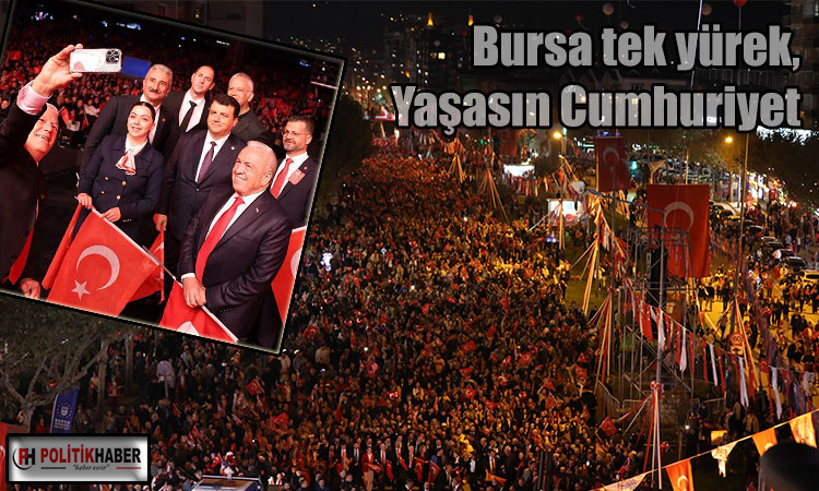 Bursa tek yürek, Yaşasın Cumhuriyet