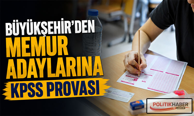 Büyükşehir'den memur adaylarına KPSS provası