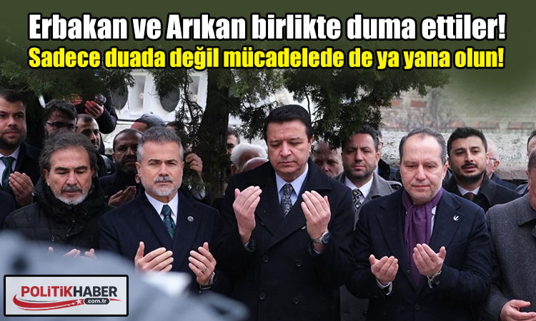Erbakan’ın kabrinde anlamlı buluşma