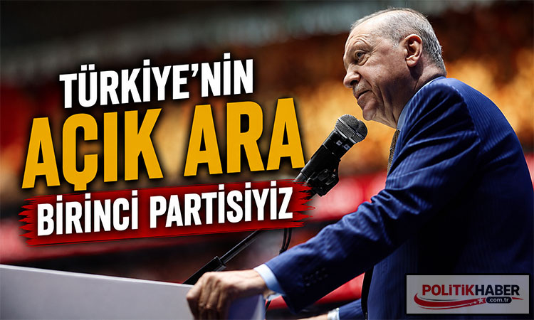 Erdoğan: Türkiye’nin birinci partisiyiz!