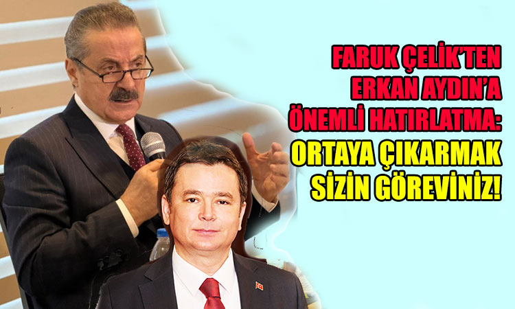 Faruk Çelik: Taş atan taşın cevabını alır!