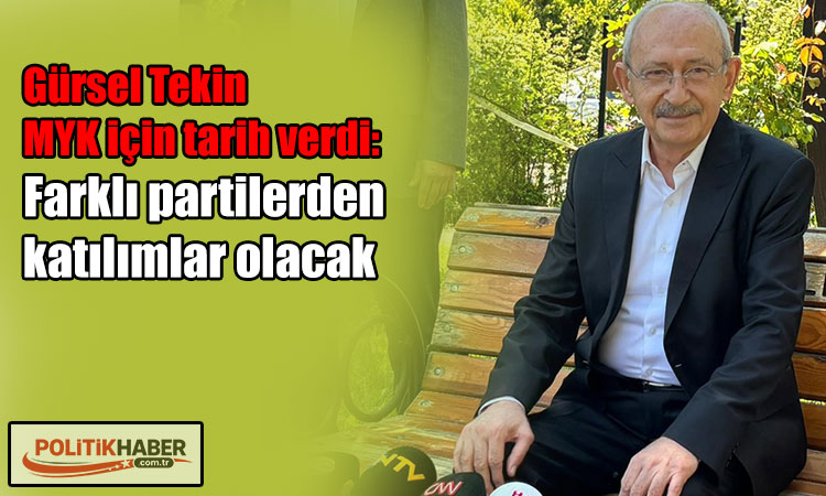 Gürsel Tekin MYK için tarih verdi
