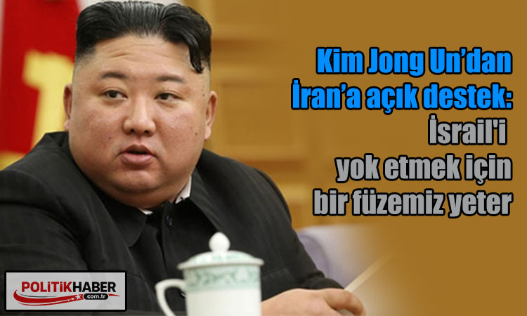 Kim Jong Un: İsrail'i yok etmek için bir füzemiz yeter