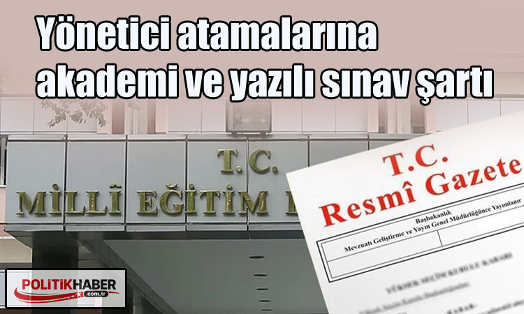 MEB’den yönetici atamalarında yeni dönem!