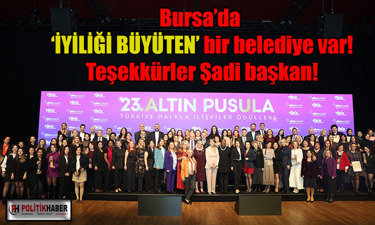 Nilüfer’e ‘Altın Pusula’ ödülü!