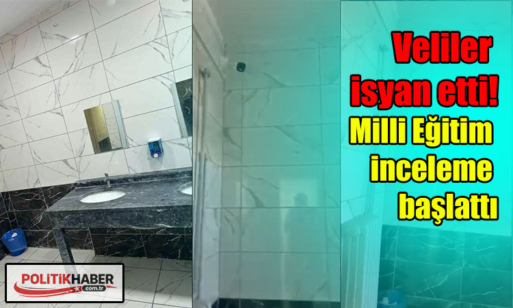 Öğrenci tuvaletlerine kamera yerleştirildi!