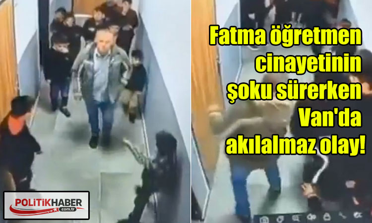 Okulu basıp el kadar çocuğu dövdü!