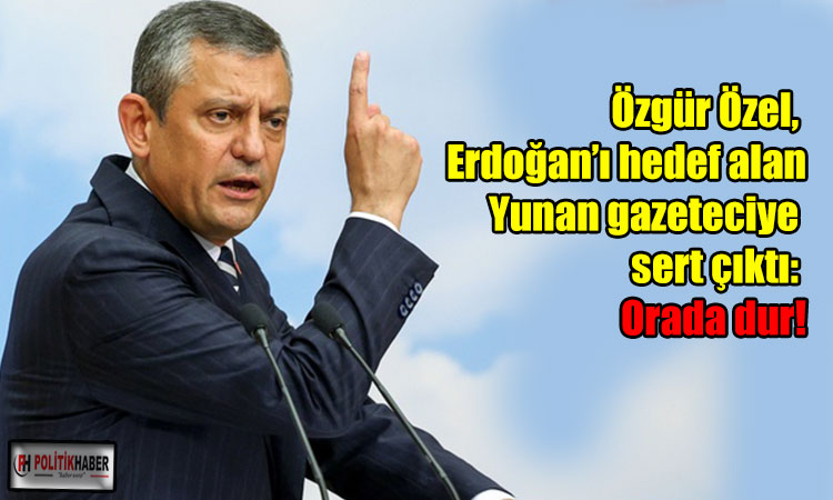 Özgür Özel: Orada dur!