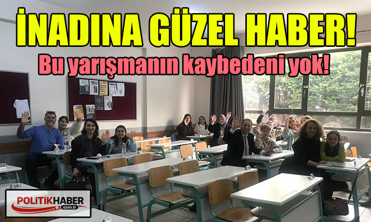 Sadettin Türkün Ortaokulu'nda kaybedeni olmayan yarışma!