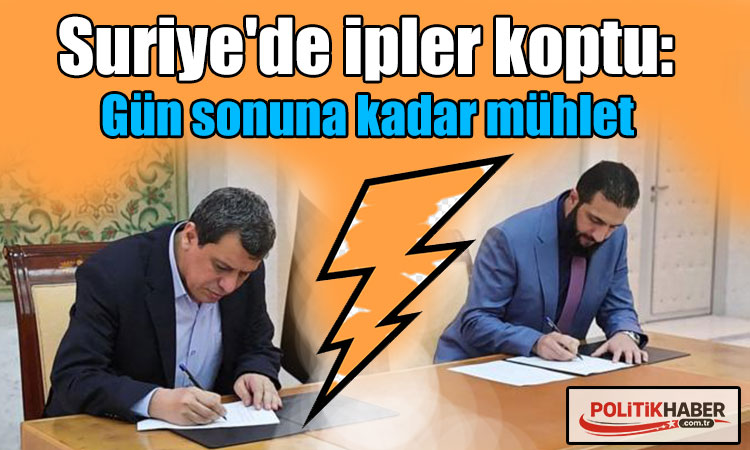 Şara'dan Abdi'ye 'gün sonuna kadar' mühlet!