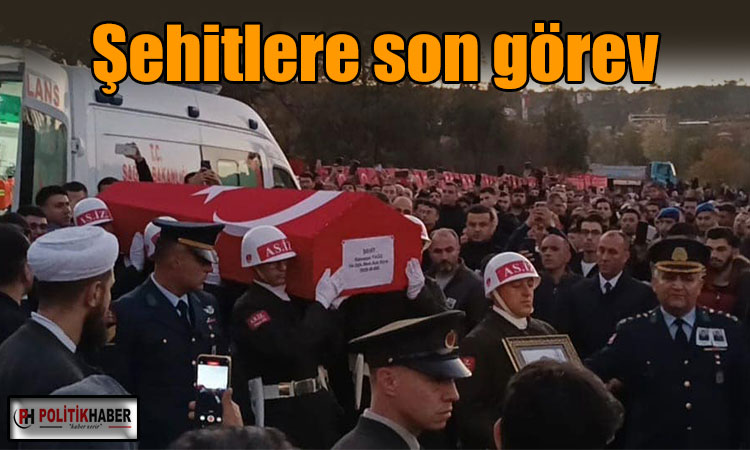 Şehitlere son görev!