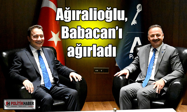 Yavuz Ağıralioğlu, Ali Babacan'ı ağırladı!